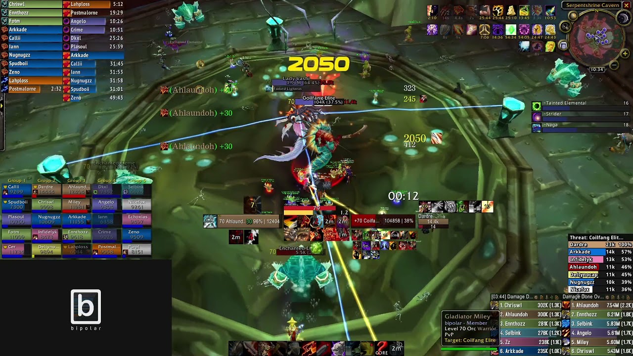 #1 World DPS Lady Vashj | Burning Crusade Classic Fury Warrior