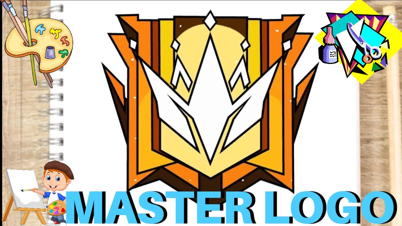 كيف ترسم Master logo في فري فاير /Drawing MASTER LOGO#artdrawing#howtodraweasy