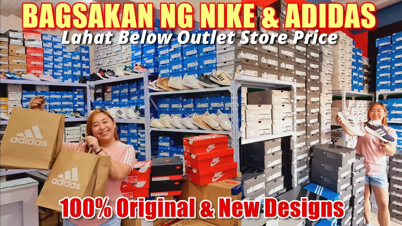PINAKAMURA! Bodega ng mga 100% Original Adidas, Nike Shoes & Apparels LAHAT Below Outlet Store Price
