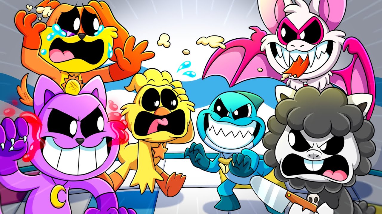 SMILING CRITTERS Vs. NIGHTMARE CRITTERS! Poppy Playtime 4 Animación