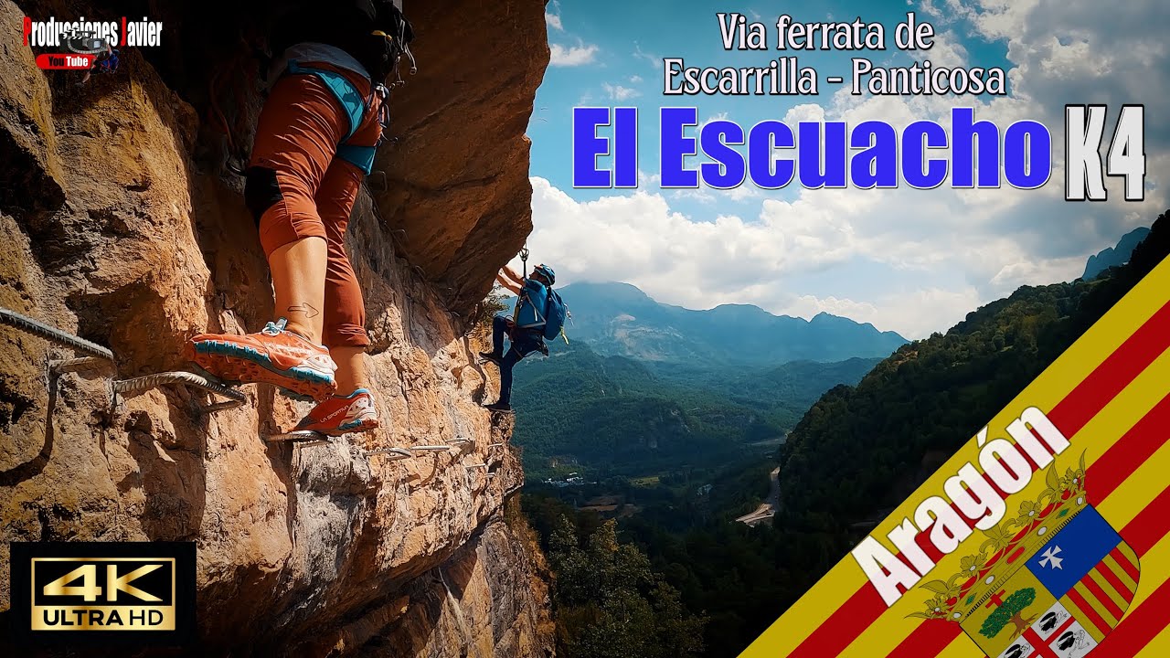 Vía Ferrata El Escuacho K4. Escarrilla-Huesca