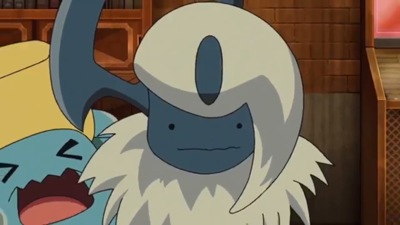 Pokemon Journeys Ditto Transforms Into Absol And Glaceon