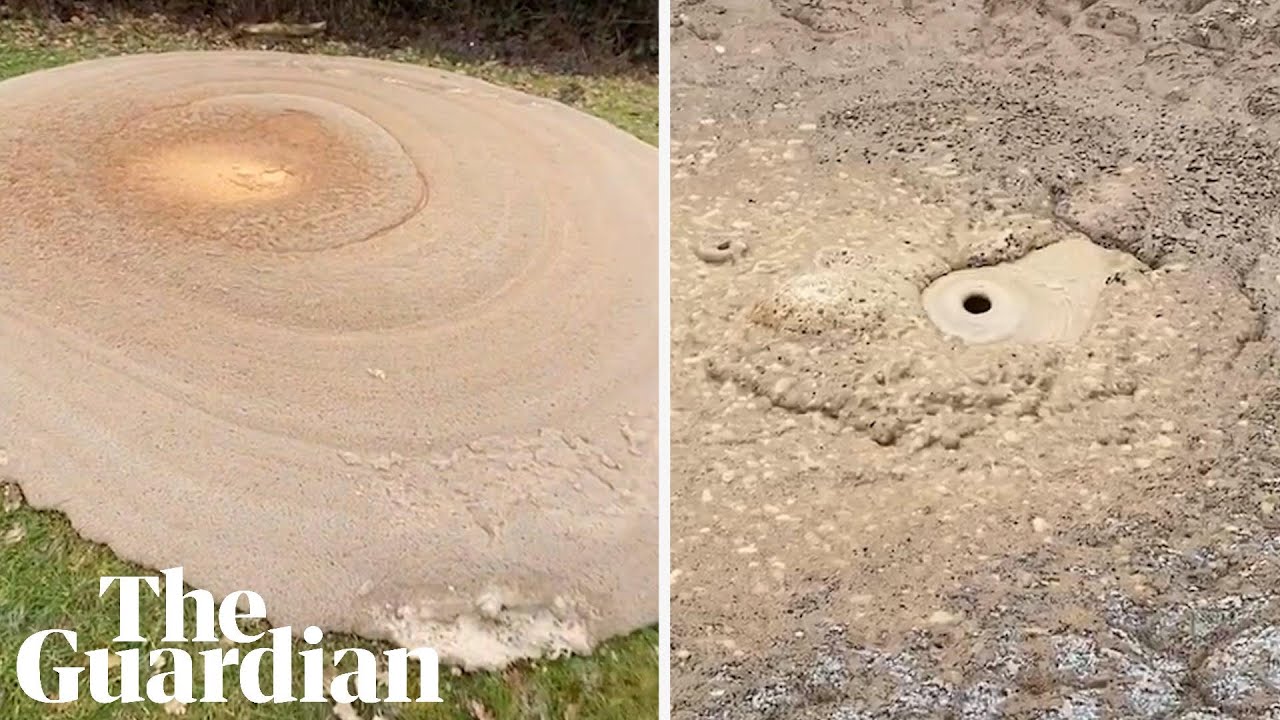 Tunnelling for HS2 halted as mysterious pool of bubbling foam appears