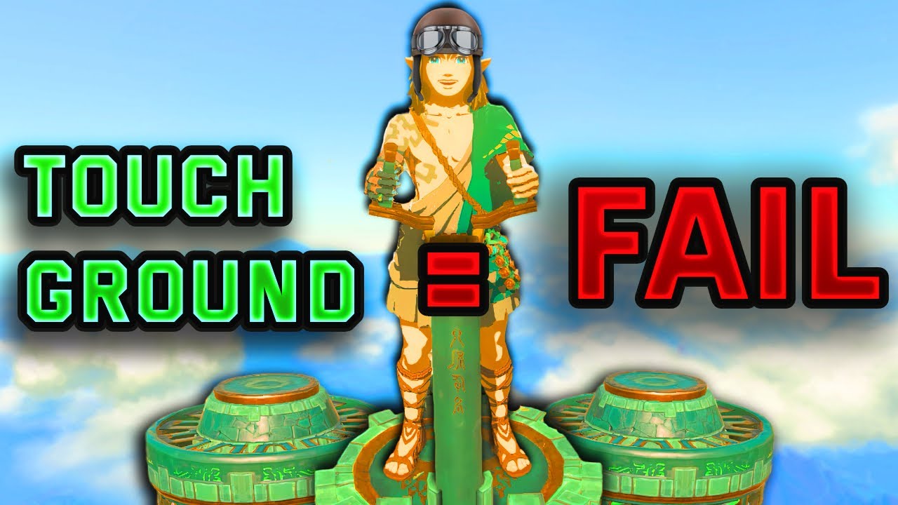 Flying around Hyrule but I CAN'T TOUCH GROUND