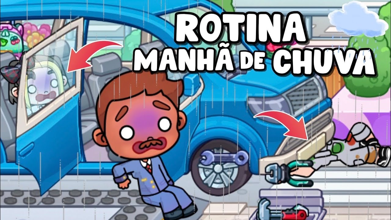 ROTINA MANH&Atilde; COM CHUVA | AVATAR WORLD ROTINAS E HIST&Oacute;RIAS