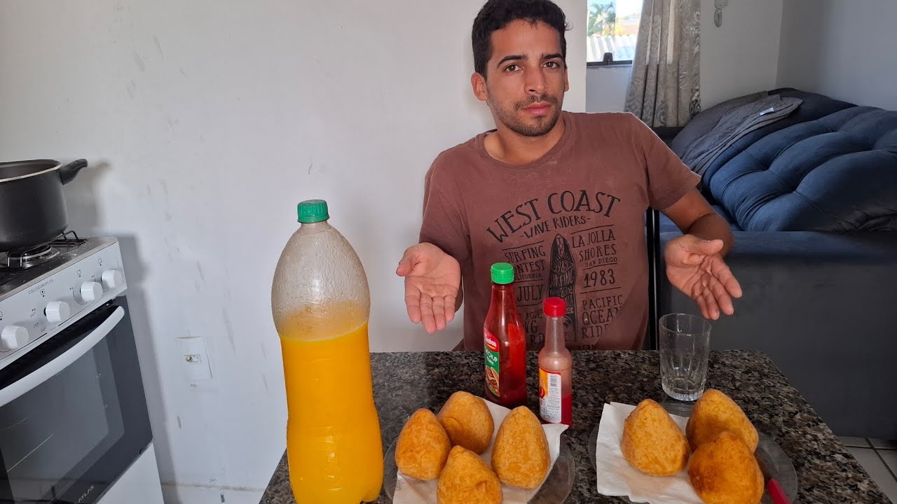 MINHA PRIMEIRA VEZ FAZENDO COXINHA/ NÃO SAIU COMO EU ESPERAVA