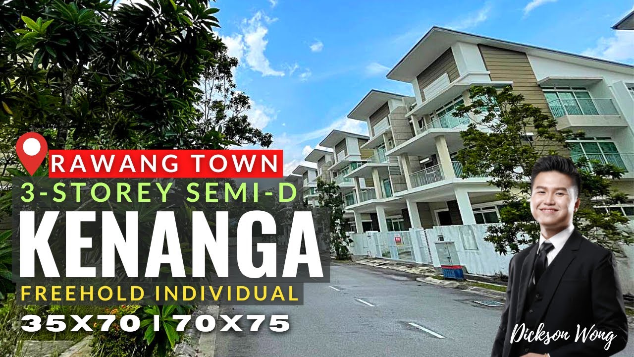 3 Storey Semi-D Kenanga Residence @ Rawang Town【ED Properties EP026】