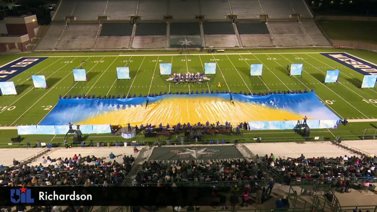 Richardson High School Golden Eagle Band Area Finals 2024