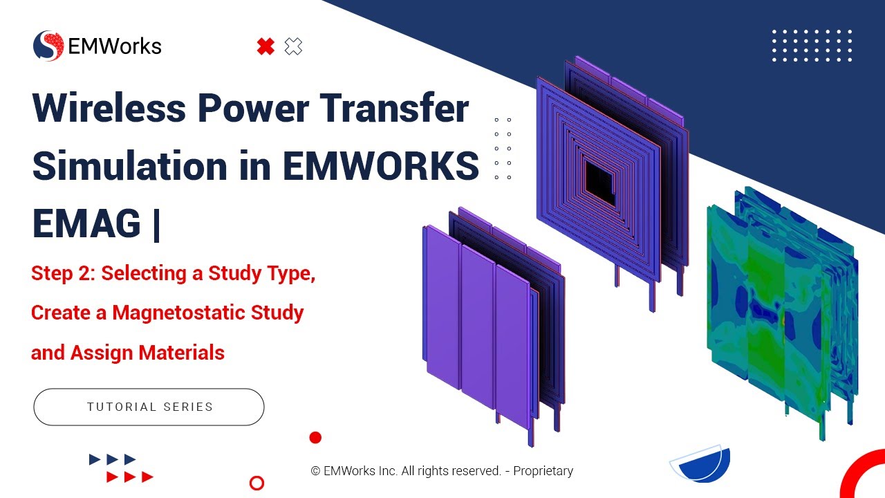 Моделирование беспроводной передачи энергии | Учебное пособие EMWORKS EMAG – Часть 2: Магнитостат...