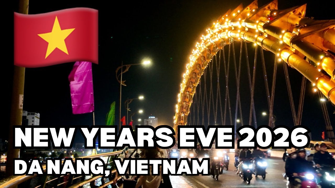 Da Nang Vietnam  New Years Eve 2026 - Dragon Bridge