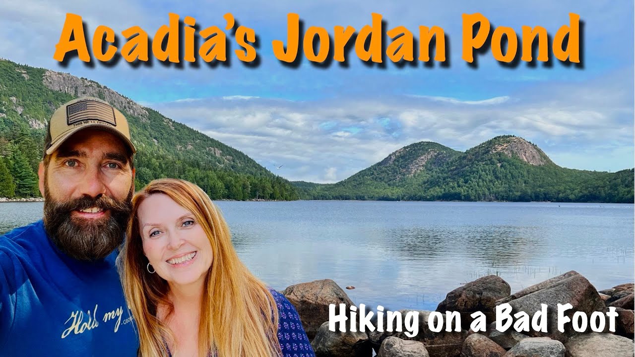 Hiking JORDAN POND - Acadia National Park.