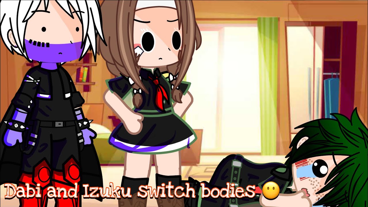 Dabi and Izuku switch bodies 😶 ||gachaclub|| MHA