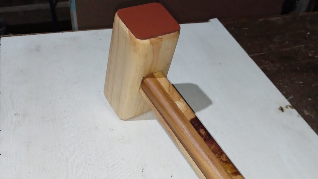 Como hacer un Mazo  de Carpintero, método más sencillo.  #carpinteria #bricolage #madera #forniture