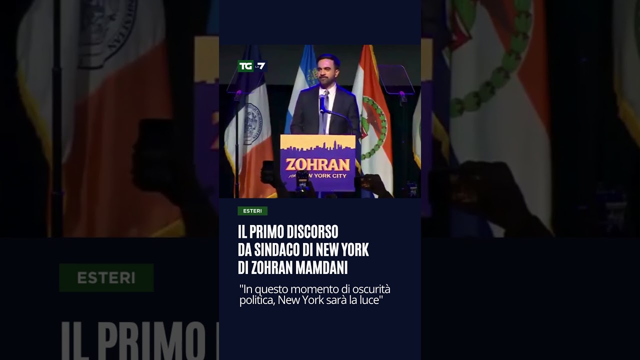 Il primo discorso da Sindaco di New York di Zohran Mamdani