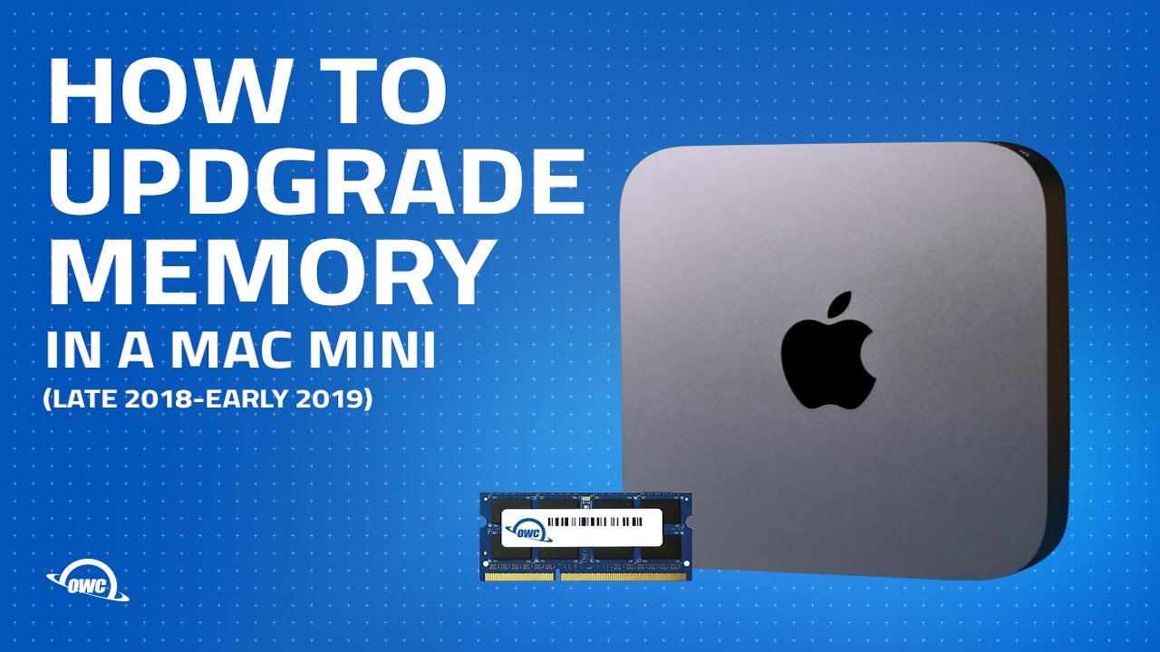 Как обновить память на Mac mini конца 2018 - начала 2019 года (Macmini8,1)