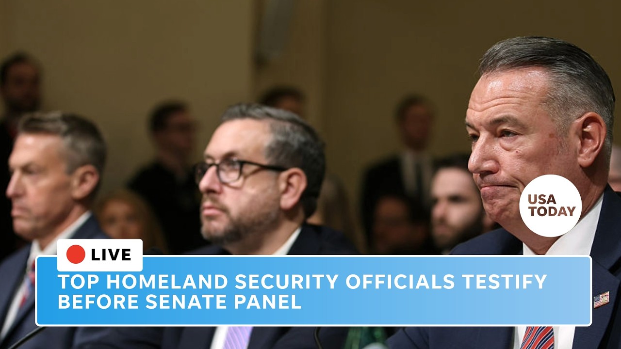 Top immigration officials testify before Senate panel on Homeland Security
