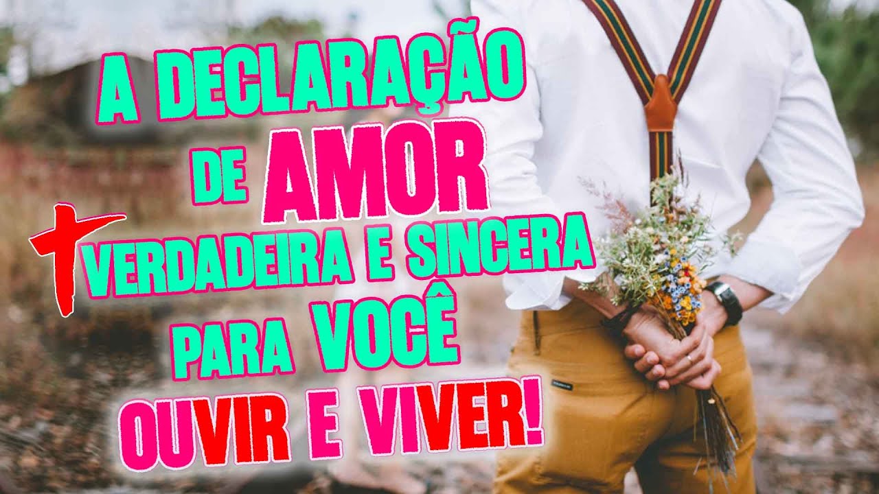 DECLARAÇÃO DE AMOR