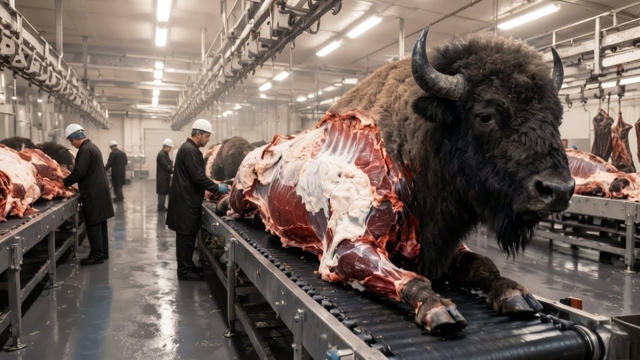 Inside the Bison Leather Factory | Industrial Production From Raw Hide to Luxury Fashion