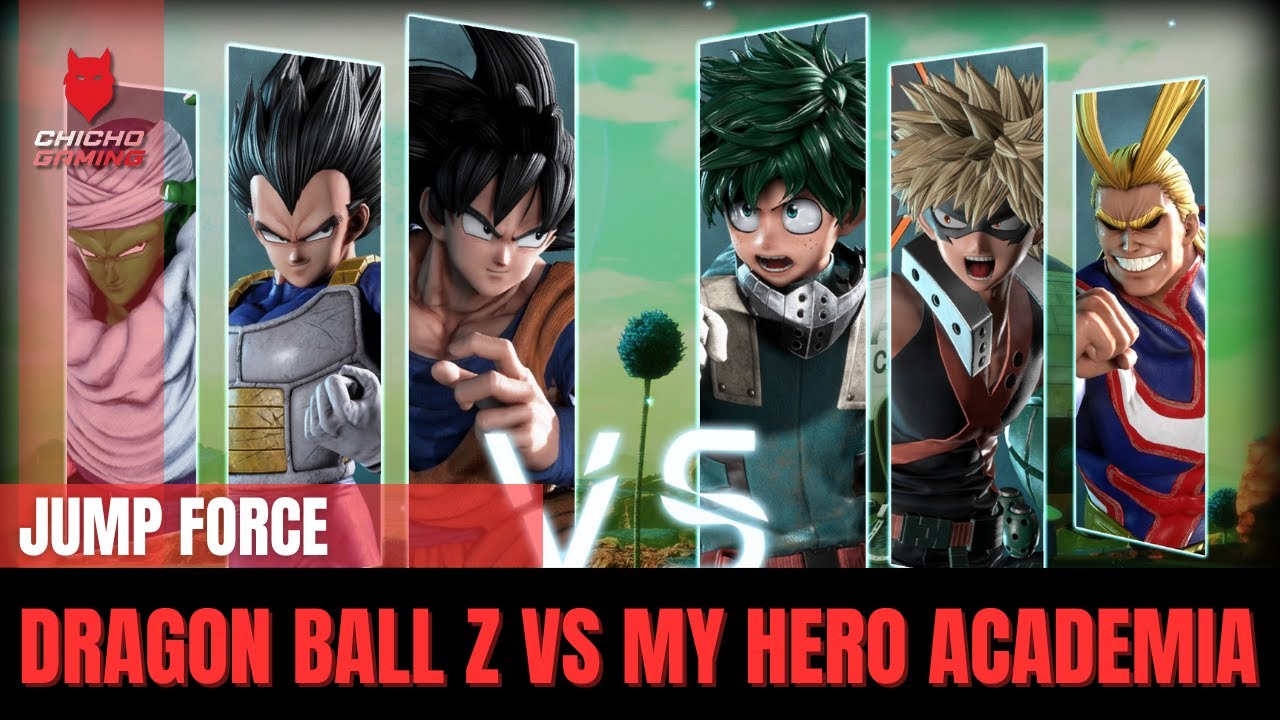JUMP FORCE - Dragon Ball Z VS My Hero Academia #anime #dragonballz #myheroacademia #jumpforce