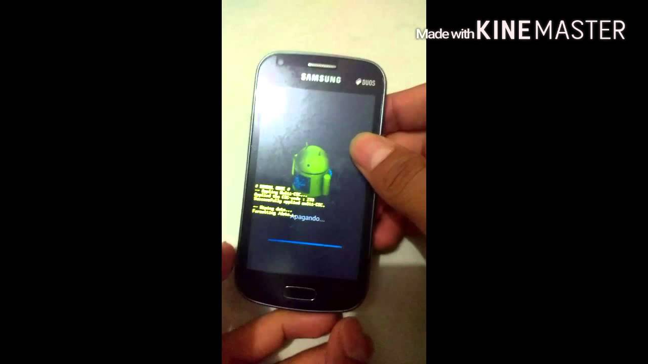Formatando o galaxy s duos