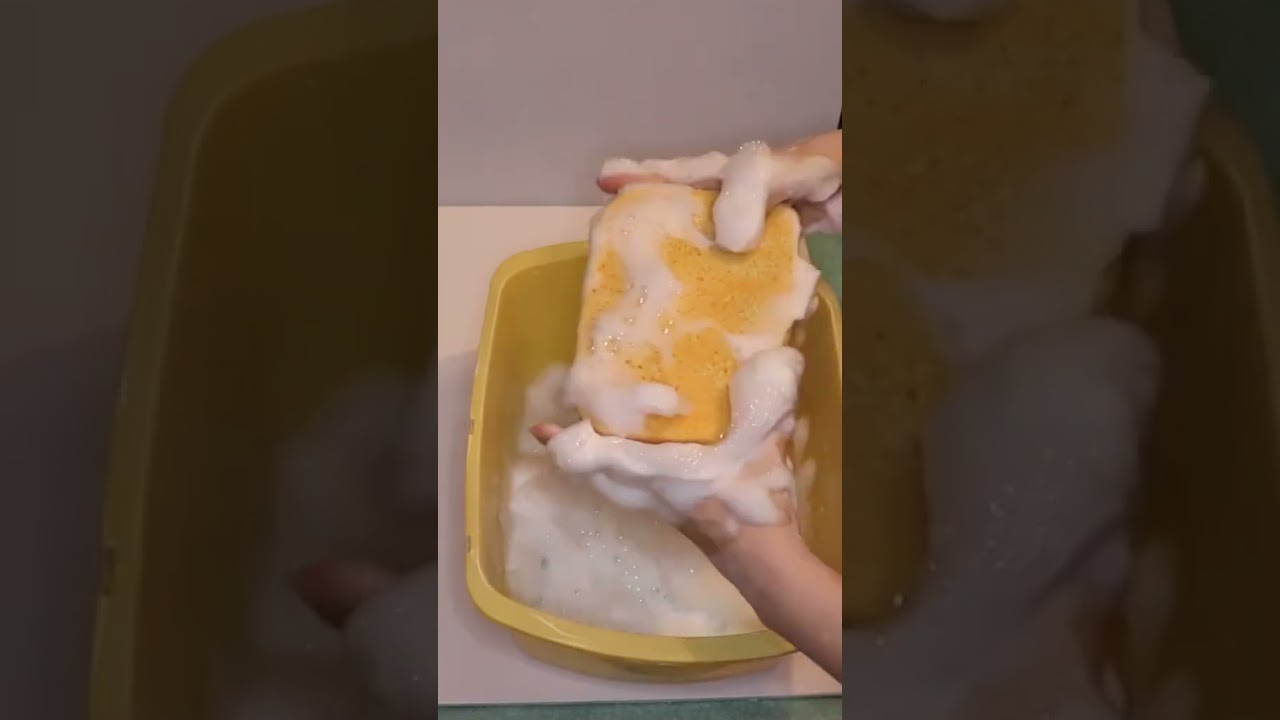 Cloud Paste Using Water, Dish Soap, and Pinesol  #cloudpaste #pinesol