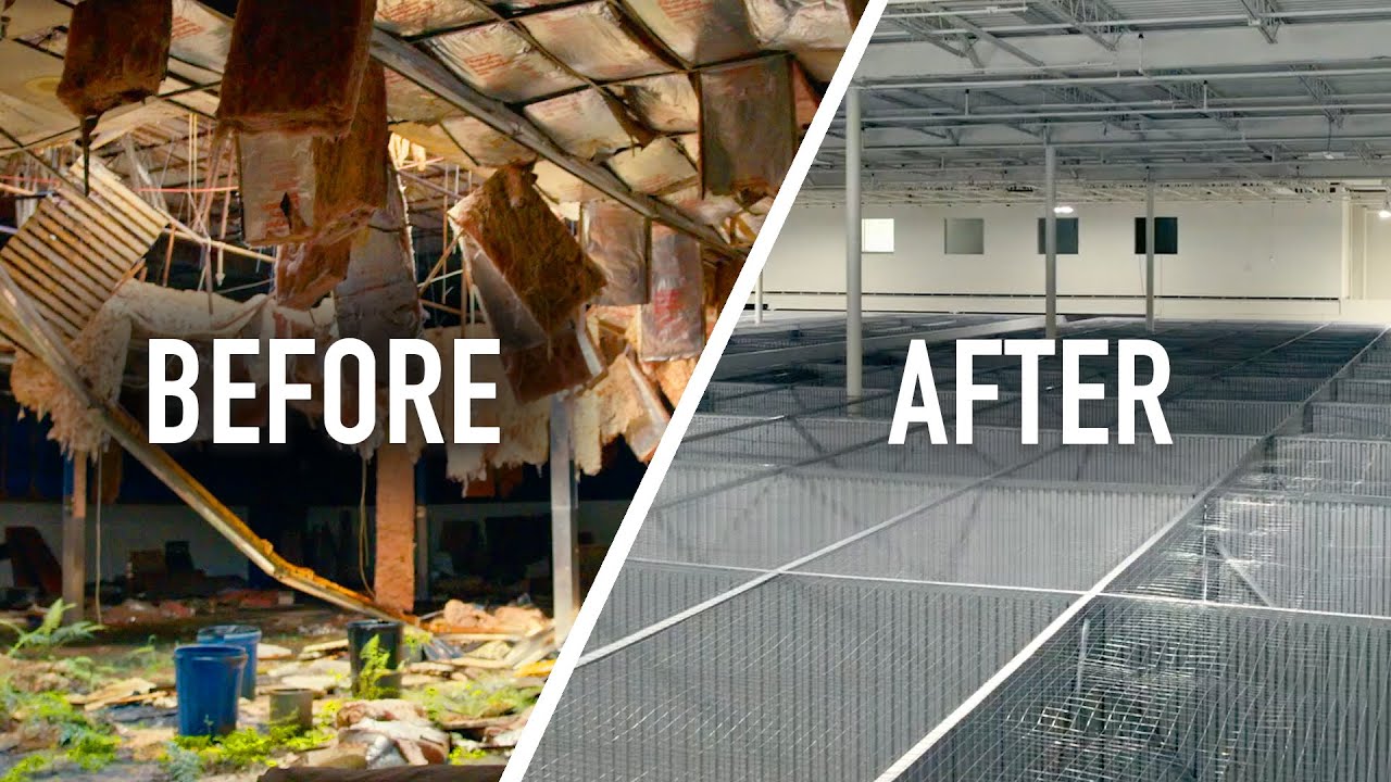 How we turned an abandoned grocery store into storage units