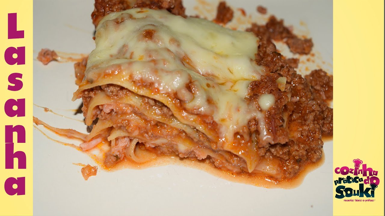 Receita de lasanha à bolonhesa fácil, rápida e simples - Cozinha Prática