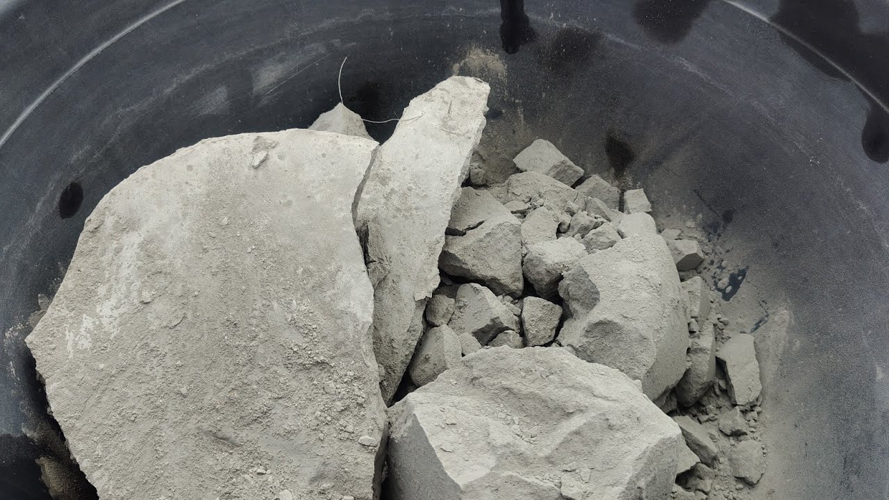Pure Cement dry crumbling #youtube #asmr #shots #instagram #oddlysatisfying #sleepsounds #sleep