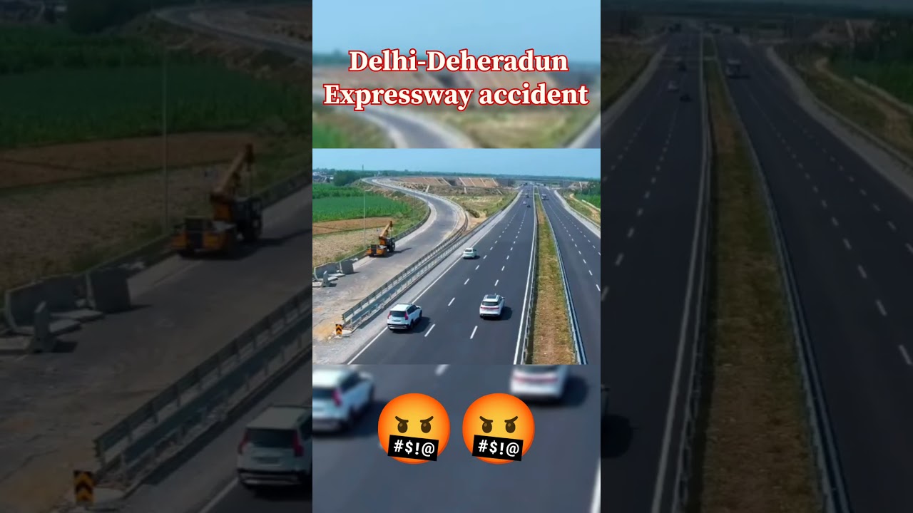 Delhi-dehradun Expressway accident 🤬 #shorts #viral #trending