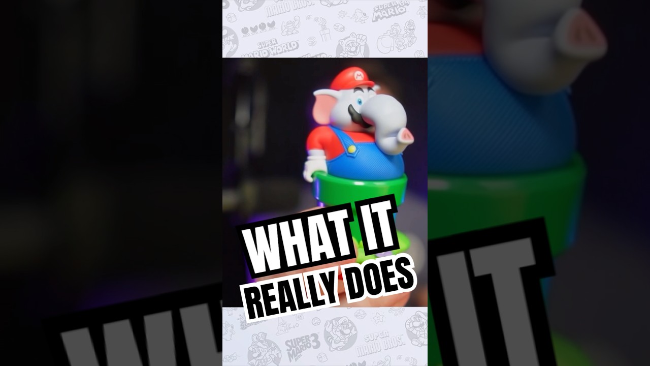 Что на самом деле делают фигурки Amiibo из игры Super Mario Bros. Wonder?
