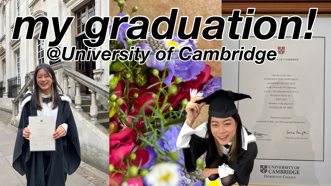 ONE YEAR later...FINALLY!! my CAMBRIDGE GRADUATION VLOG 🎓 ✈️ | I flew ACROSS THE WORLD for THIS
