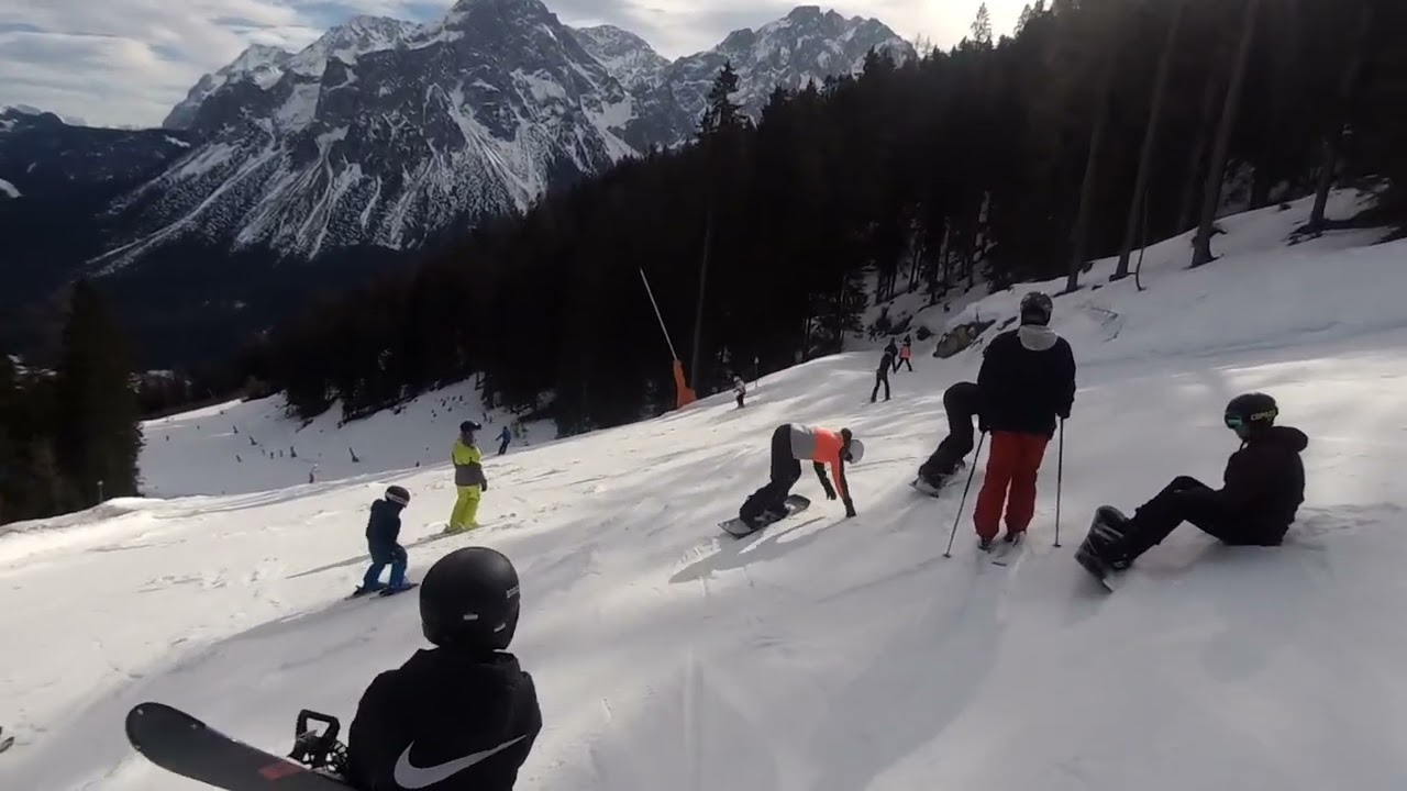 Lermoos - ZugspitzeArena - Feb 7th 2024 - Grubigstein - Piste 8 8a 10 8b SJCAM
