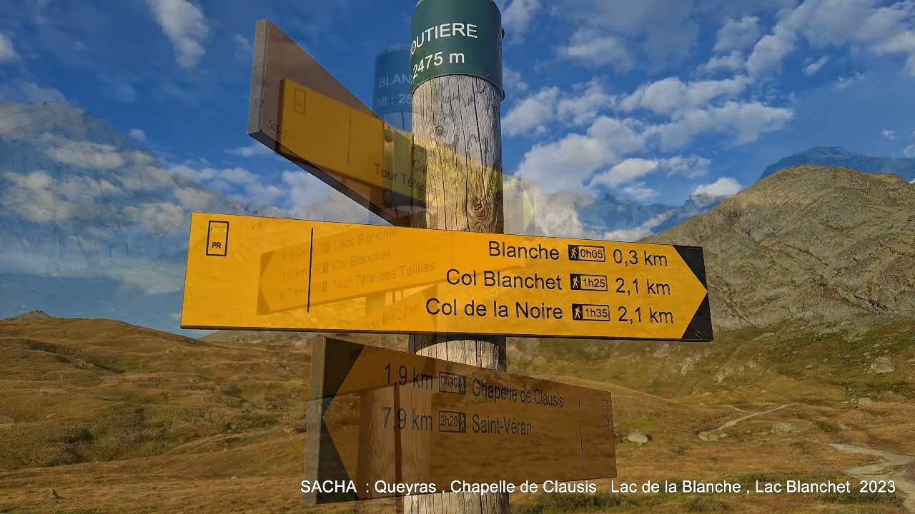 Lac et refuge de la Blanche , Lac Blanchet ,  Queyras 2023