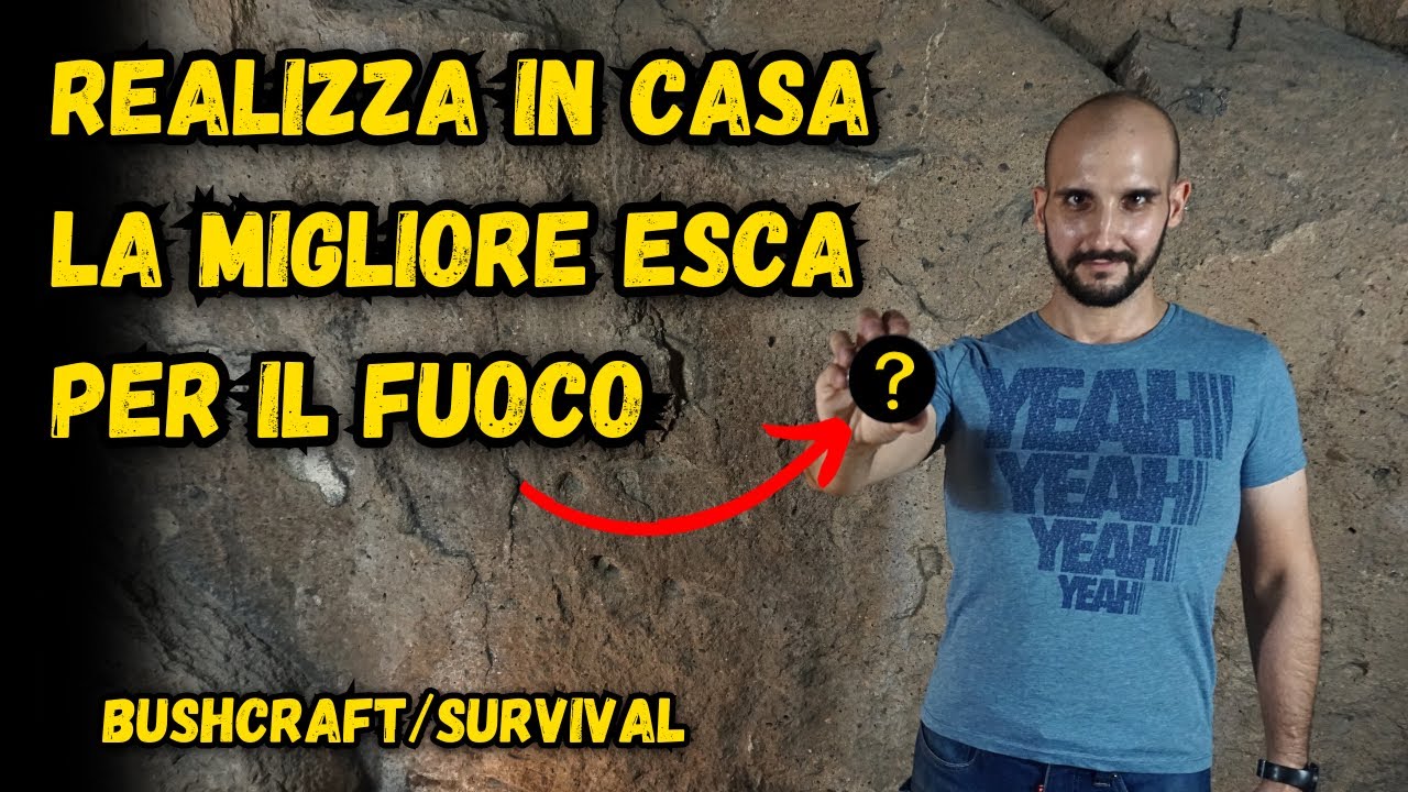 Realizza in casa la migliore esca per il fuoco 🔥 - facile 👍 ed economica 💲#fuoco #sopravvivenza