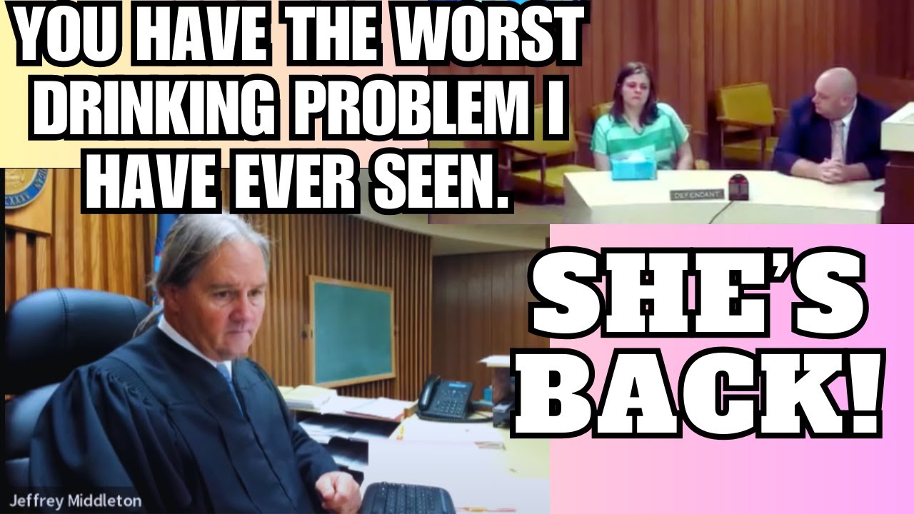 Girl That Showed Up Drunk For Court Is Back!