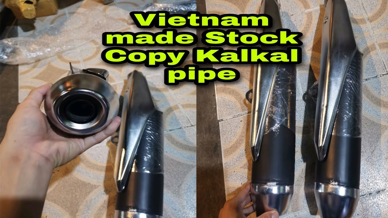 Vietnam made Stock Copy Kalkal pipe Raider 150 Fi