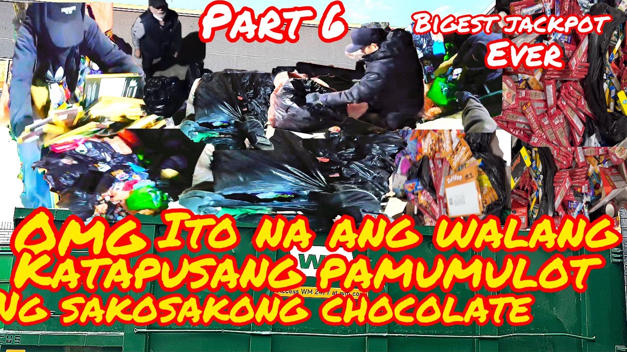 DUMPSTER DIVING /SAKOSAKONG CHOCOLATE NASA BASURAHAN  MILYONES ANG HALAGA