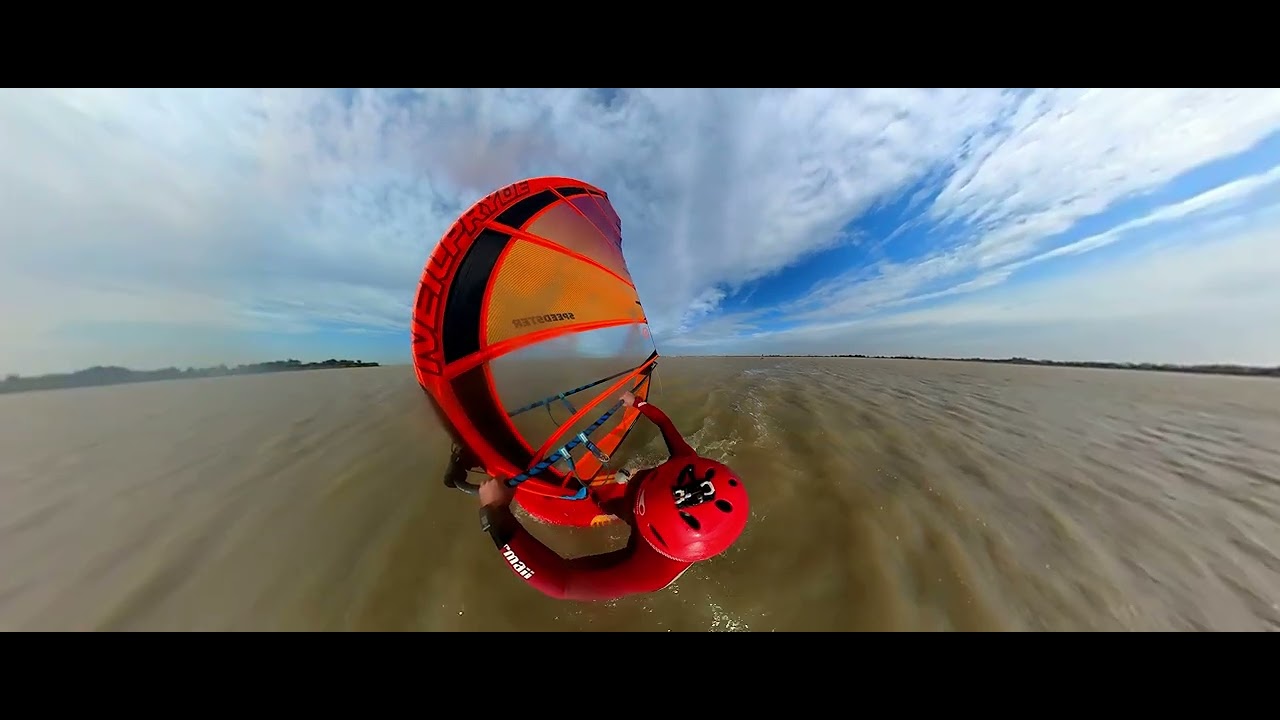 windsurfing spot Aytré Charente Maritime Vent de Sud à Aytré 14/11/25 Caméra INSTA 360