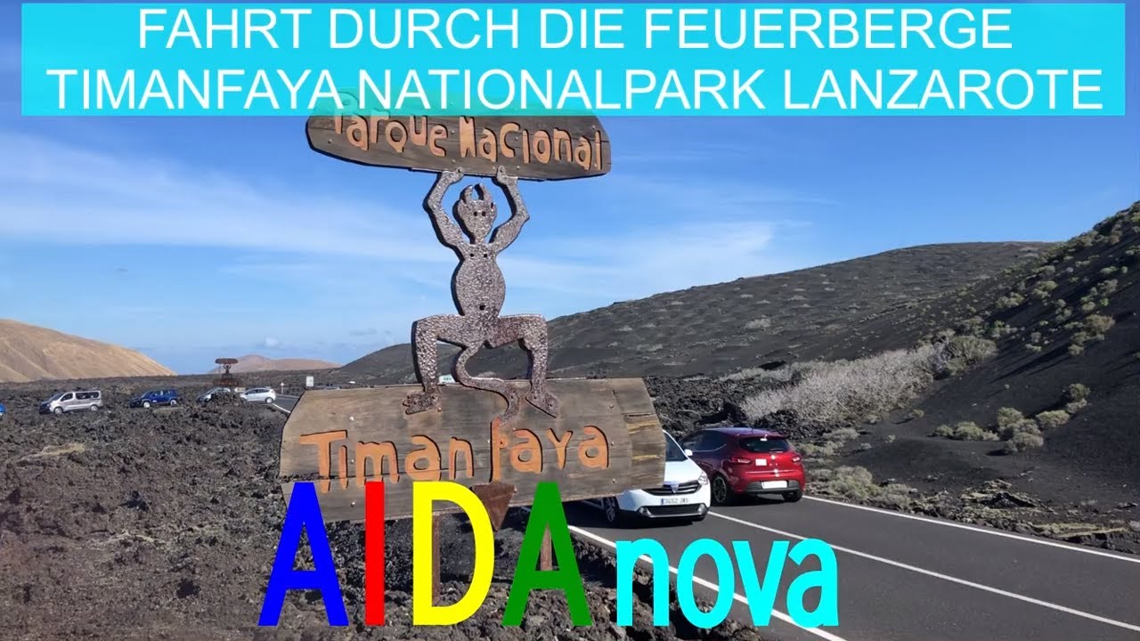 Lanzarote - Fahrt durch die Feuerberge - Timanfaya Nationalpark - AIDAnova Landausflug