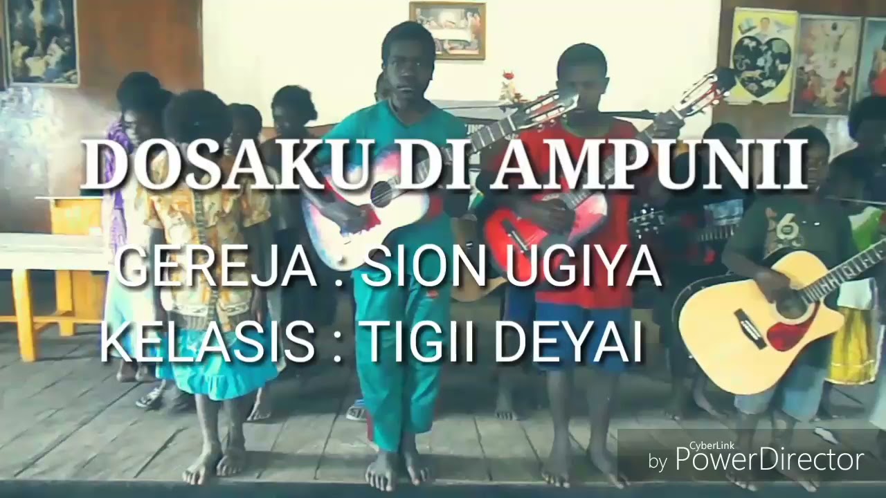 video rohani anak-anak gereja ( SION UGIYA )  kelasis tigii/ deiyai