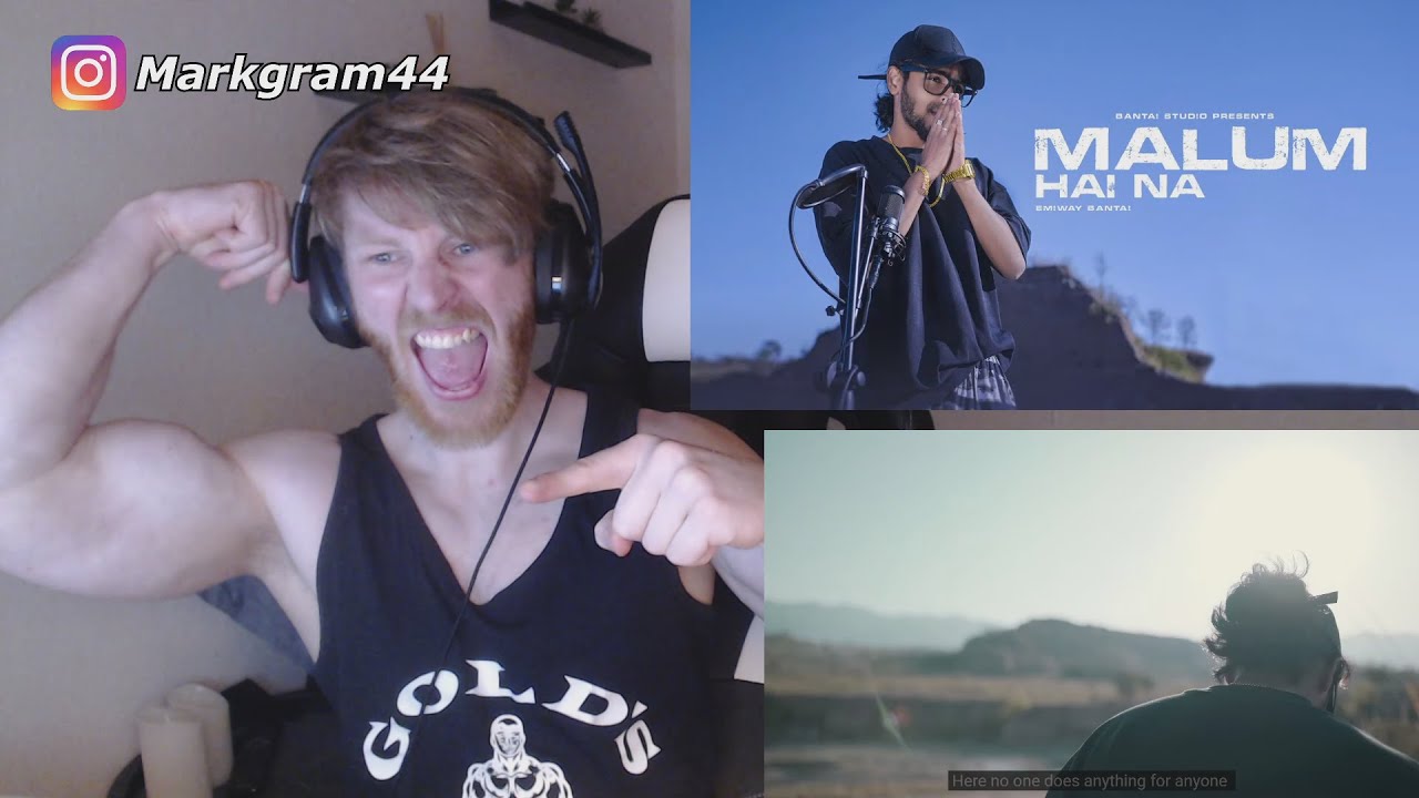EMIWAY BANTAI - MALUM HAI NA (INTRO) (OFFICIAL VIDEO) (REACTION By Foreigner)