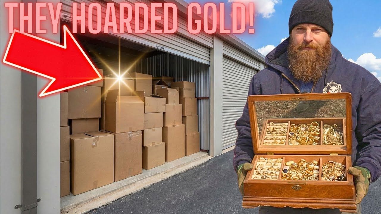 We found the jewelry STASH in this abandoned storage unit!