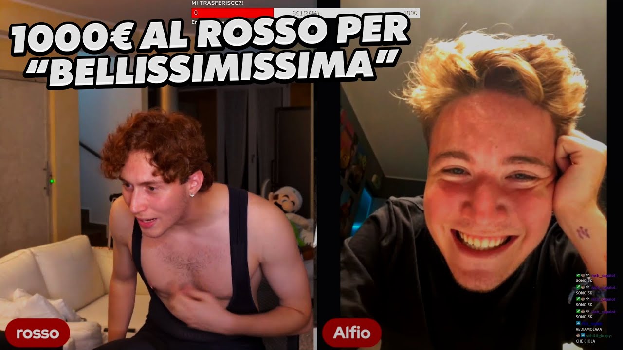 ALFA regala 100€ al ROSSO dopo il DISCO DI PLATINO di 
