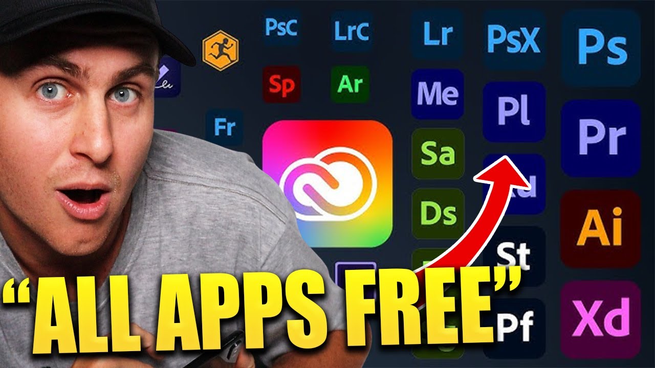 How to get Adobe Creative Cloud for FREE (ALL APPS✅) No Credit Card❌ No Trial❌