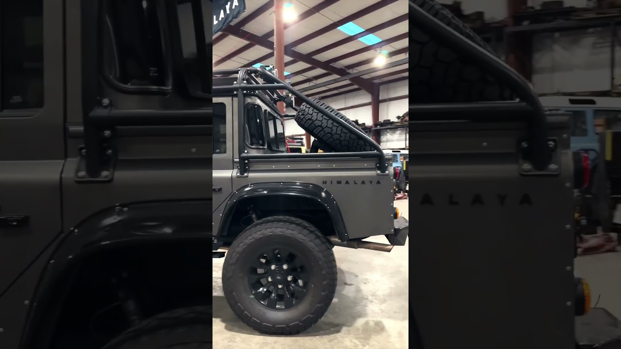 Meet the Spectre. Custom Land Rover Defender 110 Crew Cab by HIMALAYA #landrover