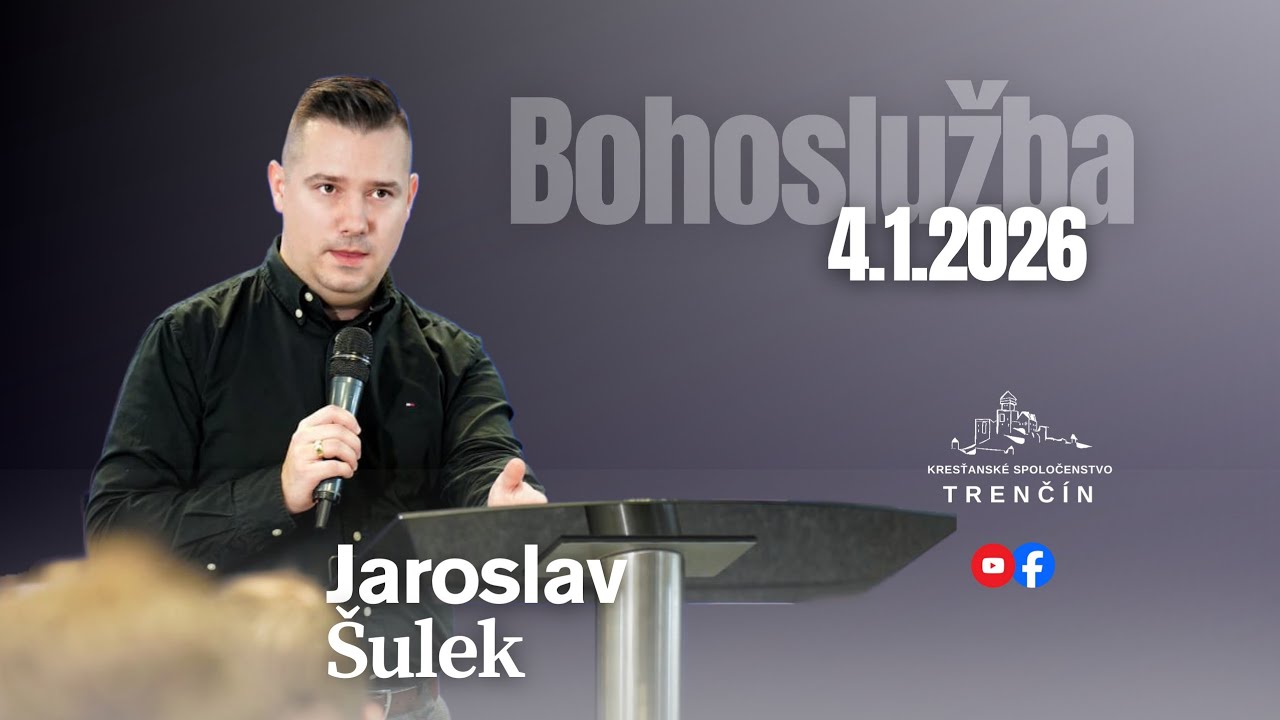 Jaroslav Šulek - Porážka nie je tvoja voľba - vierou zvíťazíš  4.1. 2026