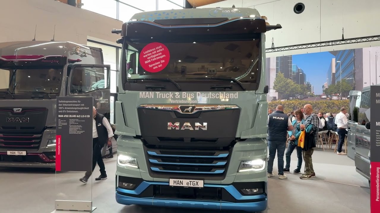 MAN eTGX 20.440 4x2 (2026) &ndash; электрический грузовик нового поколения | NUFAM 2025 Карлсруэ