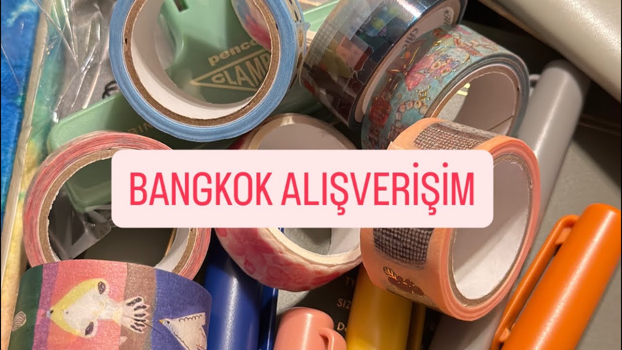 Bangkok,Thailand alışverişim | pips,loft,midori,kokuyo,muji