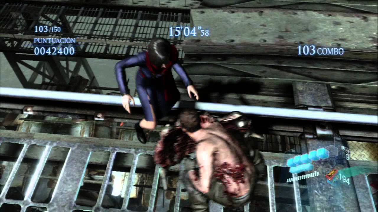 Resident Evil 6 (PS3) - The Mercenaries DUO Steel Beast 1641k [Carla / Jake DF]