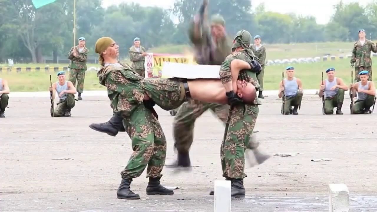 ВДВ Клип 2 Показательные  выступления бойцов ВДВ Russian military Music video